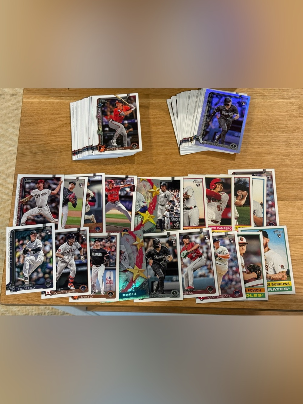 Topps 2025 Baseball Series 1 Rookie Lot Of 83 Cards
